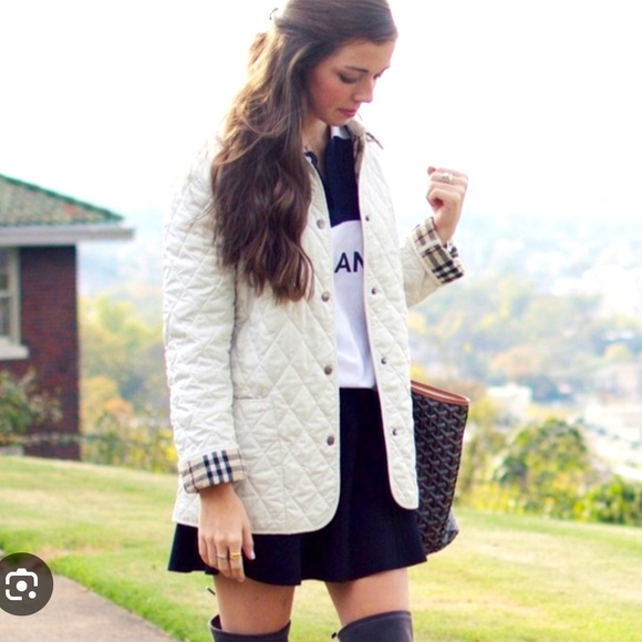 BURBERRY Quilted Nova Check Jacket - Picture 4 of 10